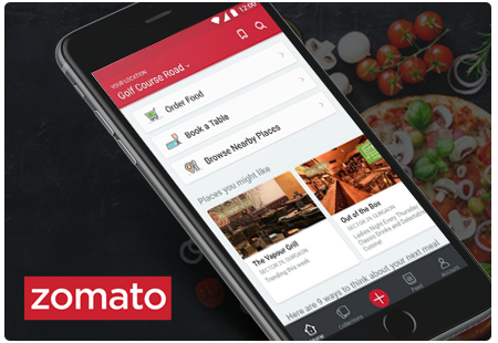 Zomato app